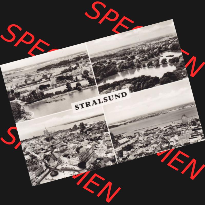 Ansichtskarte DDR Bezirk Rostock, Stadtkreis Stralsund, Hansestadt Stralsund: Stralsund, Planet Verlag Berlin, Mehrbildkarte (1) Sammlung