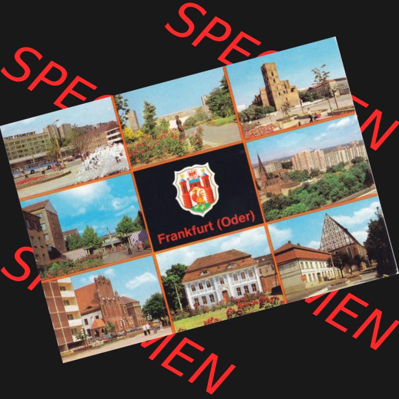 Ansichtskarte DDR Bezirk Frankfurt, Stadtkreis Frankfurt (Oder), Stadt Frankfurt (Oder): Hotel Stadt Frankfurt, Rathaus, Karl-Marx-Straße (1) Sammlung