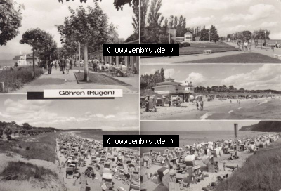 Ansichtskarte bzw. Postkarte aus DDR-Zeiten, Ostseebad Göhren im Norden der DDR Sammlung