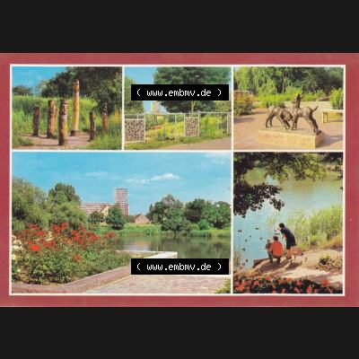 Ansichtskarte DDR Bezirk Frankfurt, Stadtkreis Frankfurt (Oder), Stadt Frankfurt (Oder): Botanischer Garten (1) Sammlung