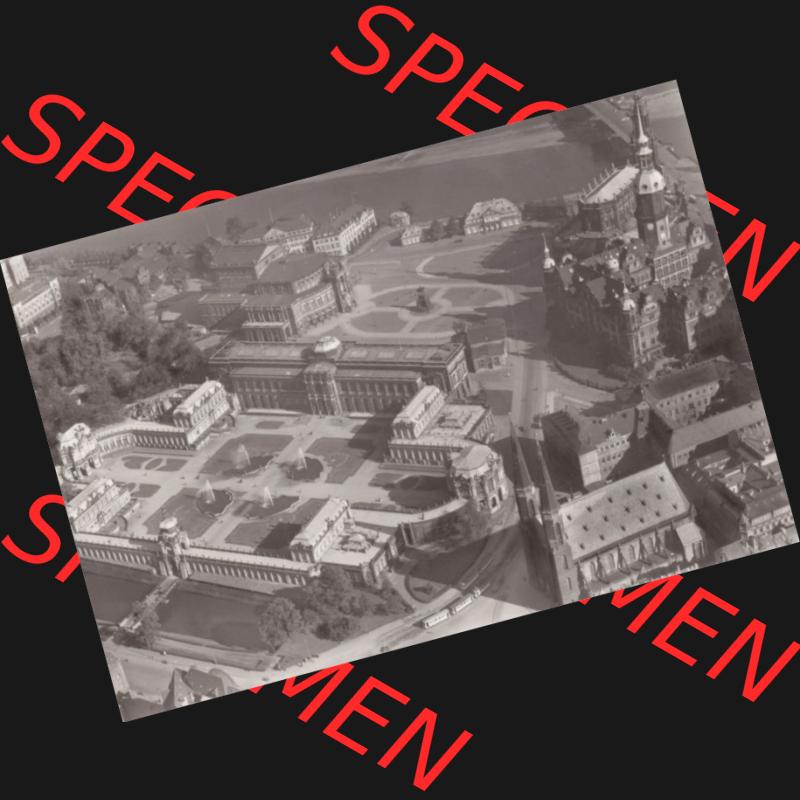 Ansichtskarte DDR Bezirk Dresden, Kreis Dresden, Stadt Dresden: Zwinger und Theaterplatz (1) Sammlung