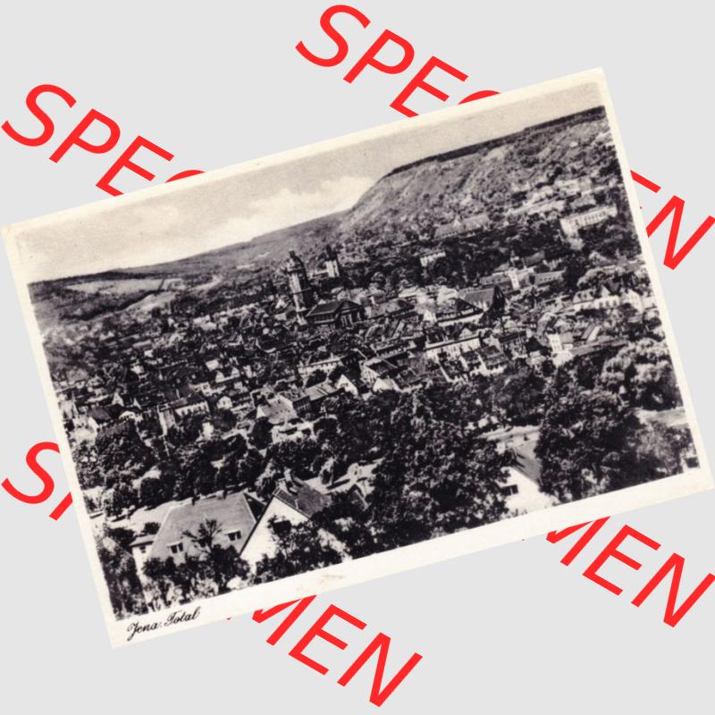 Ansichtskarte DDR Bezirk Gera, Stadtkreis Jena, Stadt Jena: 1951, Jena Total (1) Sammlung