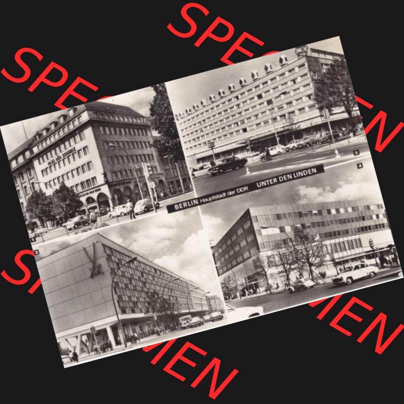 Ansichtskarte DDR Bezirk Berlin, Stadt Berlin: Mehrbildkarte, Unter den Linden (1) Sammlung