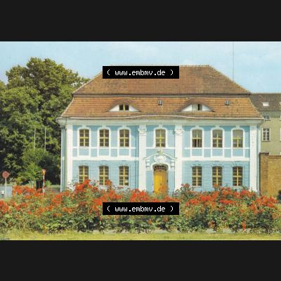Ansichtskarte DDR Bezirk Frankfurt, Stadtkreis Frankfurt (Oder), Stadt Frankfurt (Oder): Kleinst-Gedenkstätte und Forschungsstätte (1) Sammlung