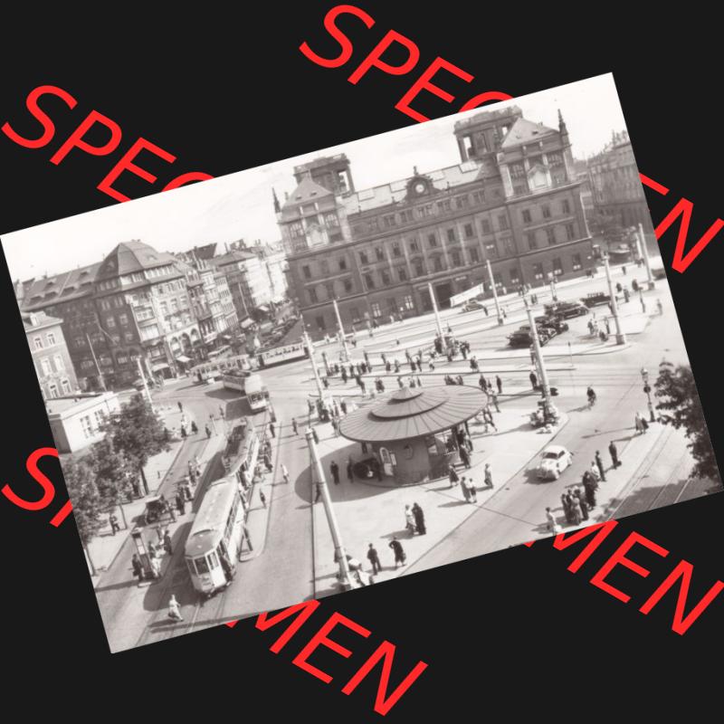 Ansichtskarte DDR Bezirk Dresden, Kreis Dresden, Stadt Dresden: Postplatz mit Telegrafenamt (1) Sammlung