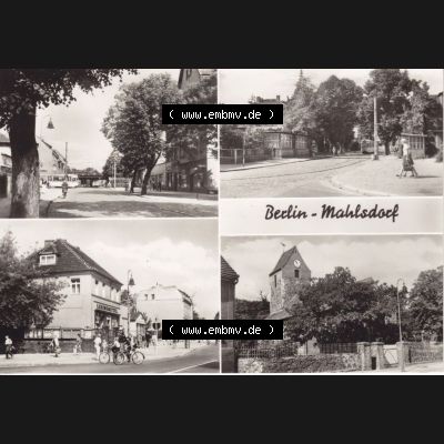 Ansichtskarte DDR Bezirk Berlin, Stadt Berlin: Berlin-Mahlsdorf (1) Sammlung