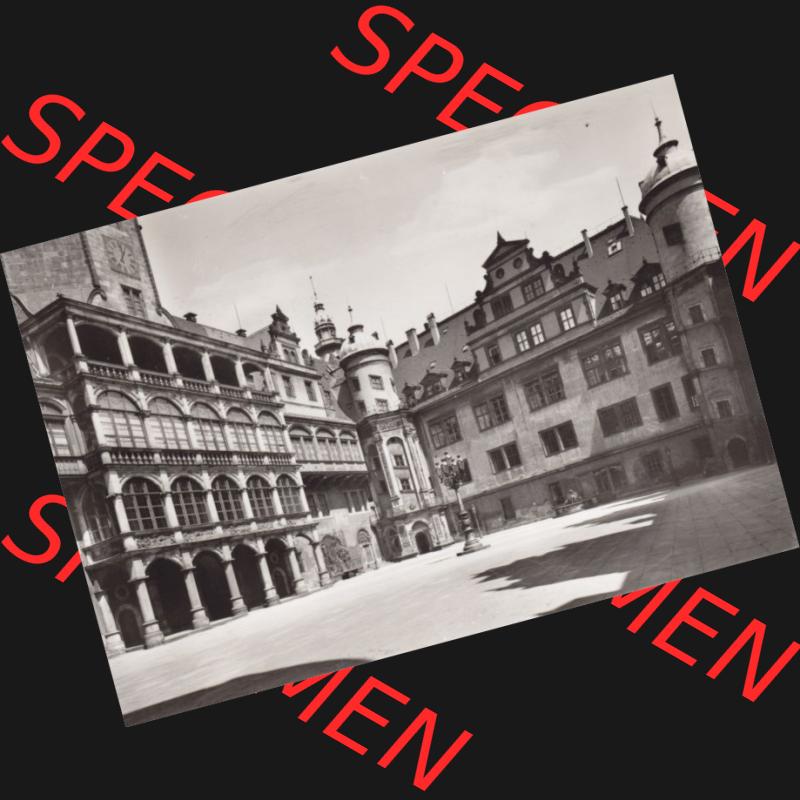 Ansichtskarte DDR Bezirk Dresden, Kreis Dresden, Stadt Dresden: Ehem. königl. Residenzschloß (1) Sammlung