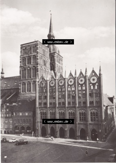 Ansichtskarte DDR Bezirk Rostock, Stadtkreis Stralsund, Hansestadt Stralsund: Bild und Heimat - Reichenbach VOGT (9) Sammlung
