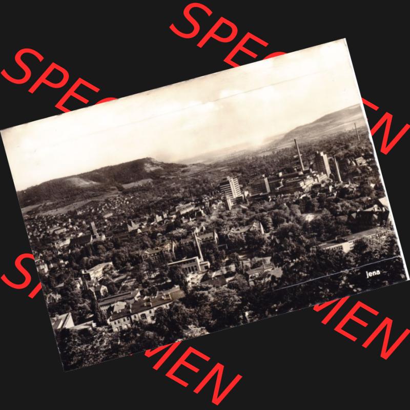 Ansichtskarte DDR Bezirk Gera, Stadtkreis Jena, Stadt Jena: Stadtansicht Schwarzweiß (1) Sammlung