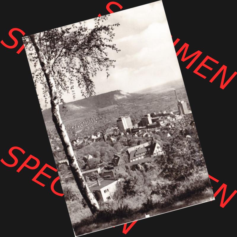 Ansichtskarte DDR Bezirk Gera, Stadtkreis Jena, Stadt Jena: Blick zum Landgrafenberg (1) Sammlung