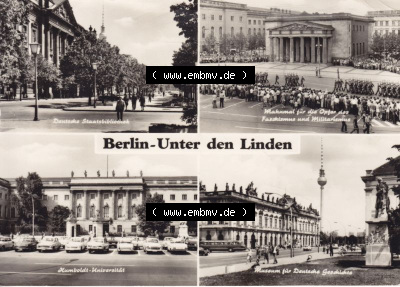 Ansichtskarte DDR Bezirk Berlin, Stadt Berlin-Mitte: Unter den Linden, Berlin Hauptstadt der DDR (1) Sammlung