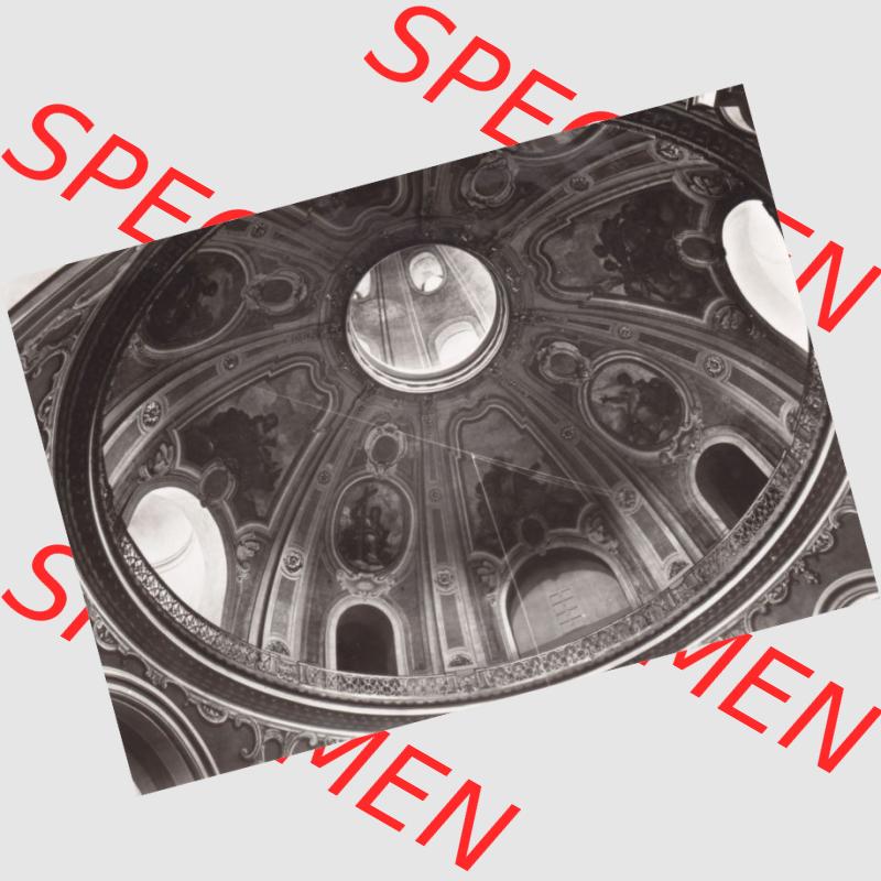 Ansichtskarte DDR Bezirk Dresden, Kreis Dresden, Stadt Dresden: Frauenkirche, Innenansicht der Kuppel (1) Sammlung