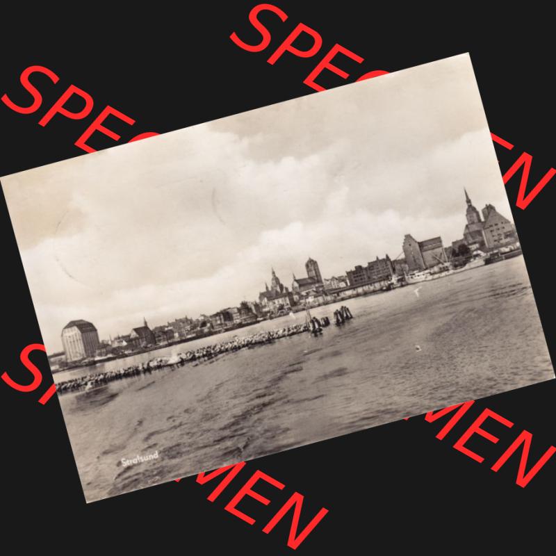 Ansichtskarte DDR Bezirk Rostock, Stadtkreis Stralsund, Hansestadt Stralsund: 1968, Hansestadt Stralsund, gelaufen, Heldge-Verlag KG, Köthen-Anhalt (1) Sammlung