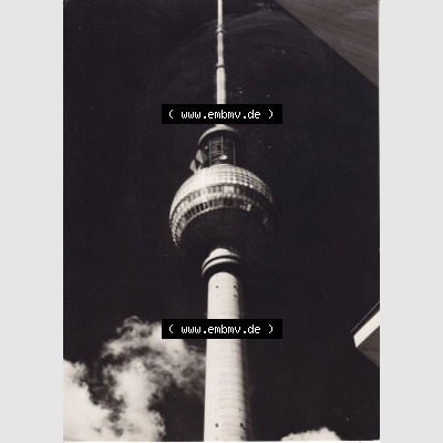 Ansichtskarte DDR Bezirk Berlin, Stadt Berlin-Mitte: 1974, Berliner Fernsehnturm der DDR (1) Sammlung