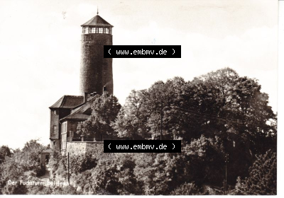 Ansichtskarte DDR Bezirk Gera, Stadtkreis Jena, Stadt Jena: Der Fuchsturm bei Jena (1) Sammlung