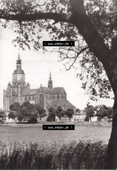 Ansichtskarte DDR Bezirk Rostock, Stadtkreis Stralsund, Hansestadt Stralsund: Bild und Heimat - Reichenbach VOGT (8) Sammlung