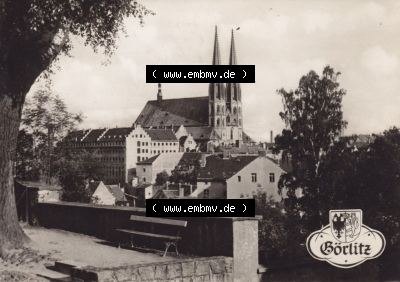 Ansichtskarte DDR Bezirk Dresden, Kreis Görlitz, Stadt Görlitz: 1967, Blick zur Peterskirche (1) Sammlung