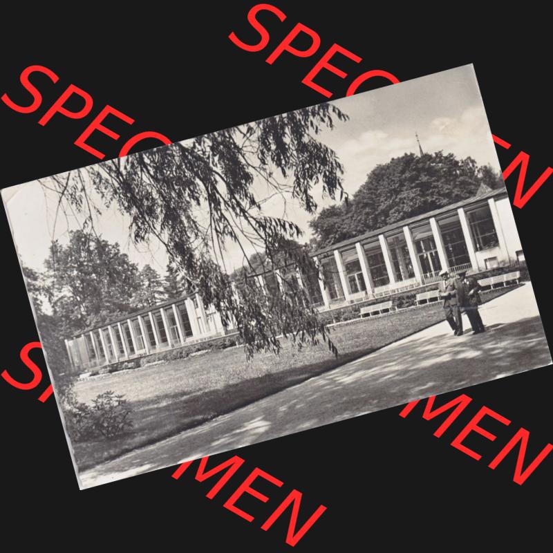 Ansichtskarte DDR, Bezirk Karl-Marx-Stadt Kreis Oelsnitz Bad Elster, Wandelhalle (1) Sammlung