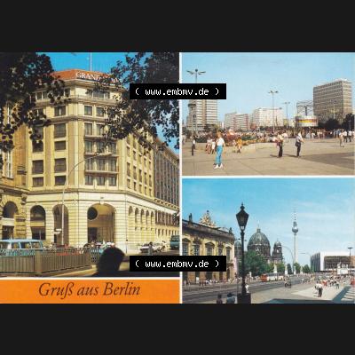 Ansichtskarte DDR Bezirk Berlin, Stadt Berlin-Mitte: Grand-Hotel Berlin (1) Sammlung