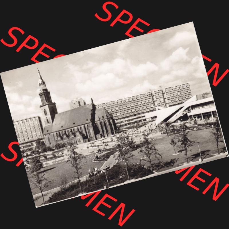 Ansichtskarte DDR Bezirk Berlin, Stadt Berlin-Mitte: 1973, Anlage am Fernseh- und UKW-Turm (1) Sammlung