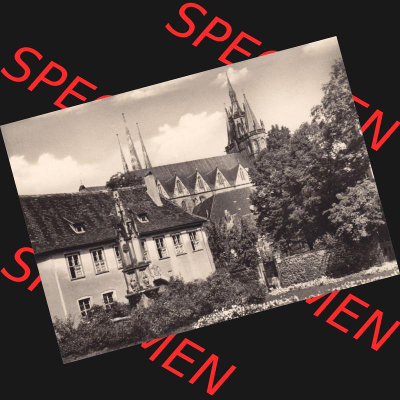 Ansichtskarte Bezirk Erfurt, Stadtkreis Erfurt, Stadt Erfurt Dom vom Hermannsplatz. Ansichtskarte bzw. Postkarte aus DDR-Zeiten der Deutschen Demokratischen Republik von Bezirk... Sammlung