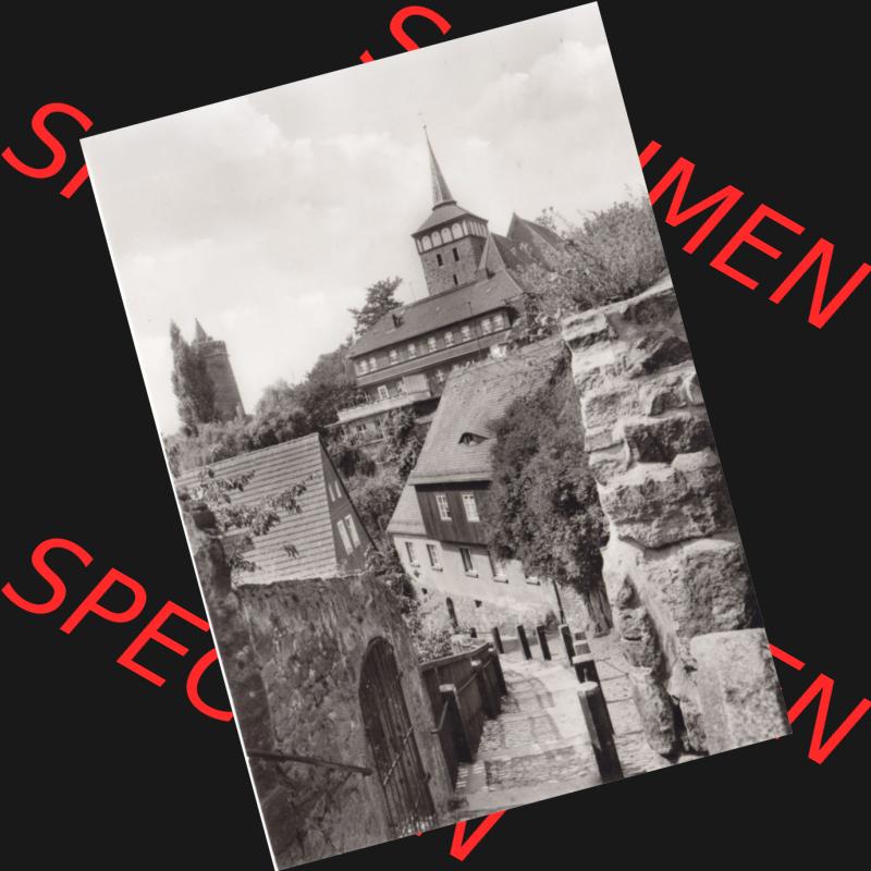 Ansichtskarte DDR Bezirk Dresden, Kreis Bautzen, Stadt Bautzen: In s/w Schwarzweiß Postkarte Fischerpforte (1) Sammlung