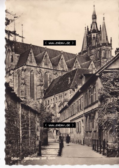 Ansichtskarte bzw. Postkarte aus DDR-Zeiten, Bezirk Erfurt, Stadt Erfurt der DDR Sammlung