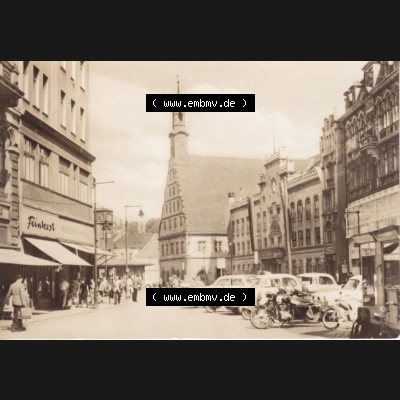 Ansichtskarte Bezirk Karl-Marx-Stadt, Landkreis Zwickau-Land, Stadt Zwickau der DDR 1963, Am Hauptmarkt. DDR Postkarte aus privater Sammlung-Konvolut an gelaufenen Ansichtskarten... Sammlung