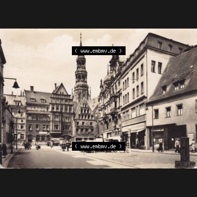 Ansichtskarte Bezirk Karl-Marx-Stadt, Landkreis Zwickau-Land, Stadt Zwickau der DDR Hauptmarkt und Dom zu St. Marien. DDR Postkarte aus privater Sammlung-Konvolut an gelaufenen... Sammlung