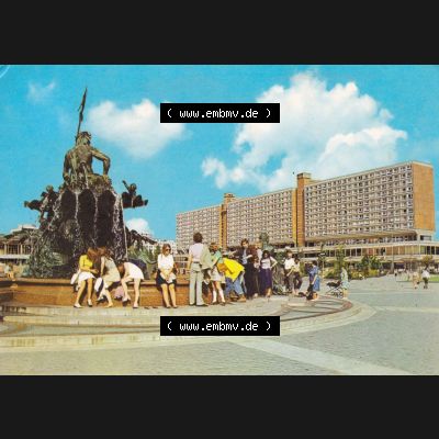 Ansichtskarte DDR Bezirk Berlin, Stadt Berlin-Mitte: Neptunbrunnen (1) Sammlung