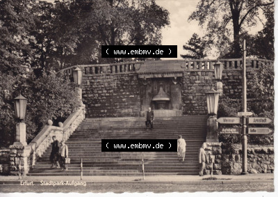 Ansichtskarte bzw. Postkarte aus DDR-Zeiten, Bezirk Erfurt, Stadt Erfurt der DDR Sammlung
