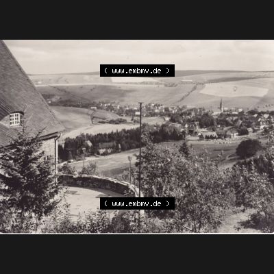 Ansichtskarte Bezirk Karl-Marx-Stadt, Landkreis Annaberg, Stadt Oberwiesenthal Kurort Oberwiesenthal, FDGB-Erholungsheim Bergheim. Ansichtskarte bzw. Postkarte aus DDR-Zeiten... Sammlung