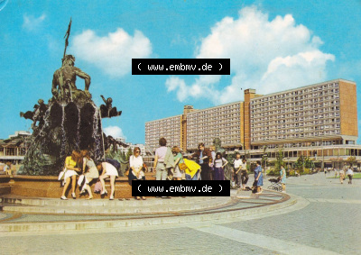 Ansichtskarte DDR Bezirk Berlin, Stadt Berlin-Mitte: Neptunbrunnen (1) Sammlung