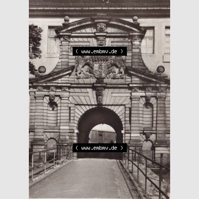 Ansichtskarte Bezirk Erfurt, Stadtkreis Erfurt, Stadt Erfurt Portal der einstigen Festung Petersberg. Ansichtskarte bzw. Postkarte aus DDR-Zeiten der Deutschen Demokratischen... Sammlung