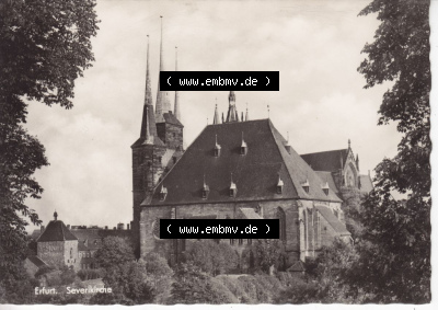 Ansichtskarte bzw. Postkarte aus DDR-Zeiten, Bezirk Erfurt, Stadt Erfurt der DDR Sammlung