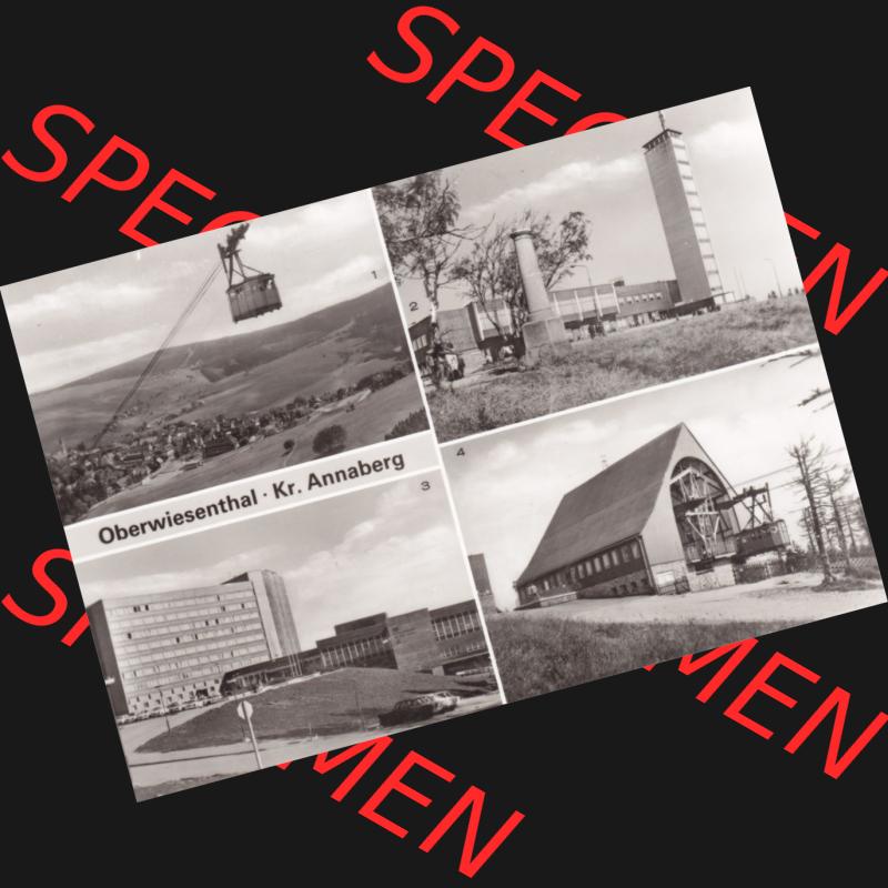 Ansichtskarte Bezirk Karl-Marx-Stadt, Landkreis Annaberg, Stadt Oberwiesenthal Übersicht, Fichtelberghaus, Bergstation. Ansichtskarte bzw. Postkarte aus DDR-Zeiten... Sammlung