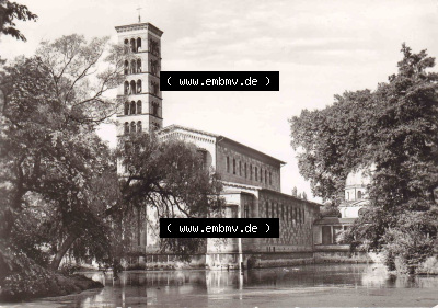 Ansichtskarte DDR Bezirk Potsdam, Unsortiert DDR Potsdam San Sanssouci Friedenskirche (1) Sammlung