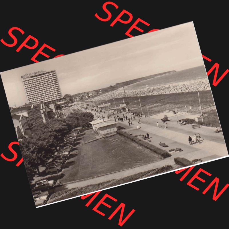 Ansichtskarte DDR Bezirk Rostock, Stadtkreis Rostock, Hansestadt Rostock, Ortsteil Seebad Warnemünde DDR, Warnemünde Promenade Hotel Neptun (1) Sammlung