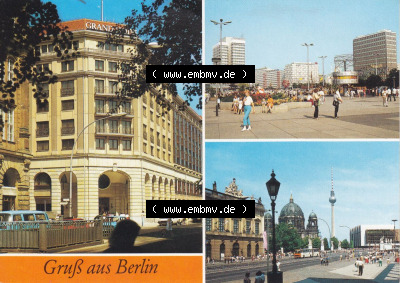 Ansichtskarte DDR Bezirk Berlin, Stadt Berlin-Mitte: Grand-Hotel Berlin (1) Sammlung