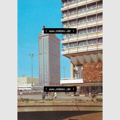 Ansichtskarte DDR Bezirk Berlin, Stadt Berlin-Mitte: Interhotel Stadt Berlin (1) Sammlung