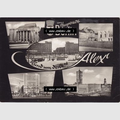 Ansichtskarte DDR Bezirk Berlin, Stadt Berlin-Mitte: Rund um den Alex (1) Sammlung
