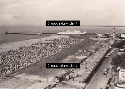 Ansichtskarte DDR Bezirk Rostock, Stadtkreis Rostock, Hansestadt Rostock, Ortsteil Seebad Warnemünde DDR EVP 0,20 M DDR-Mark... Sammlung