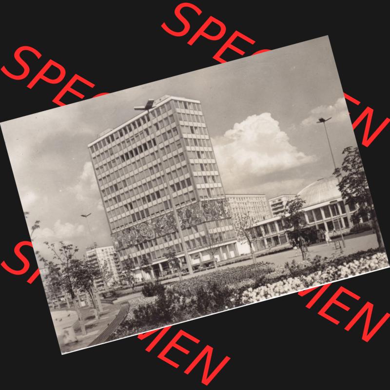 Ansichtskarte DDR Bezirk Berlin, Stadt Berlin-Mitte: 1972, Haus des Lehrers und Kongreßhalle am Alexanderplatz (1) Sammlung