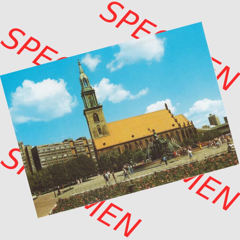 Ansichtskarte DDR Bezirk Berlin, Stadt Berlin-Mitte: Marienkirche (1) Sammlung