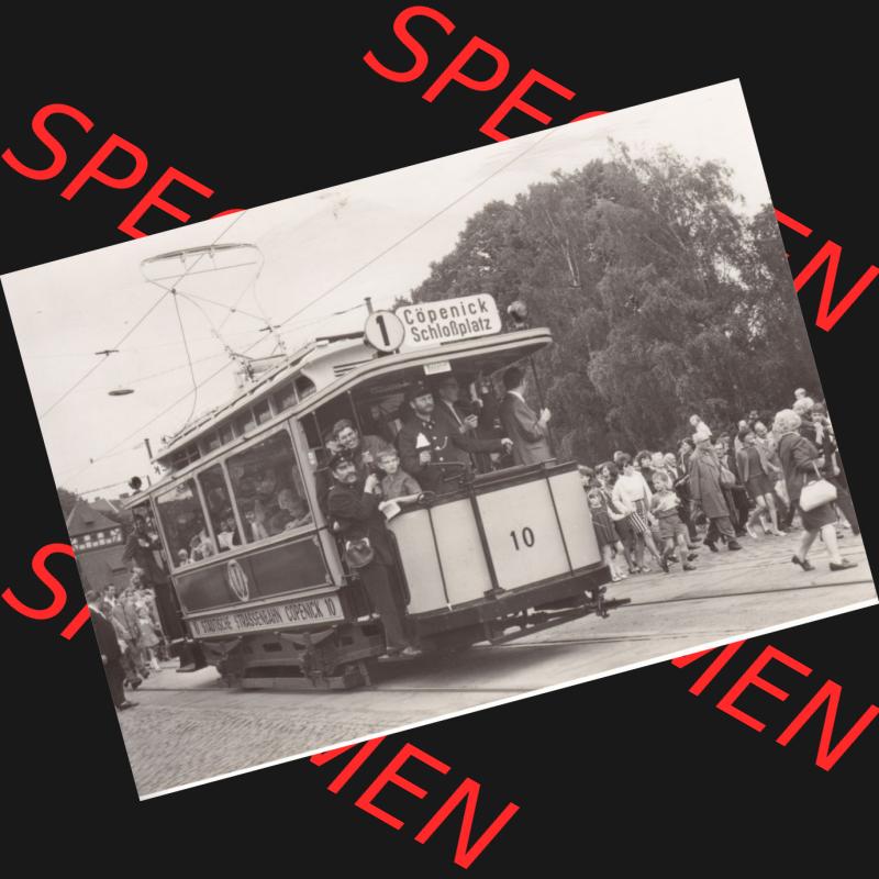 Ansichtskarte DDR Bezirk Berlin, Stadt Berlin-Köpenick: Köpenicker Festwochen, Historische Straßenbahn (1) Sammlung