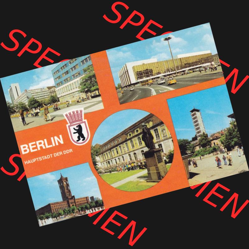 Ansichtskarte DDR Bezirk Berlin, Stadt Berlin-Mitte: Mehrbildkarte, Palast der Republik (1) Sammlung