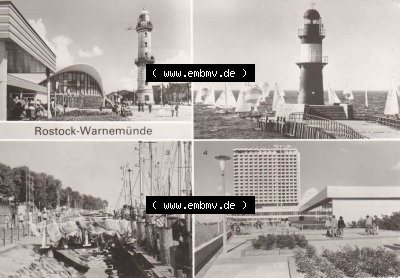 Ansichtskarte DDR Bezirk Rostock, Stadtkreis Rostock, Hansestadt Rostock, Ortsteil Seebad Warnemünde DDR, Rostock-Warnemünde... Sammlung