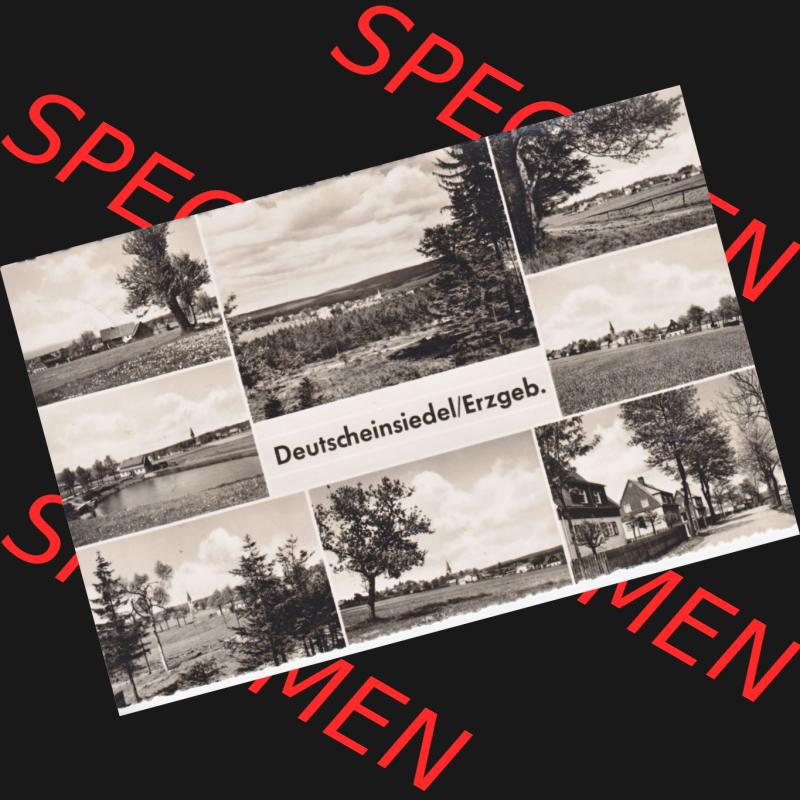 Ansichtskarte DDR, Bezirk Karl-Marx-Stadt, Kreis Marienberg, Deutscheinsiedel (1) Sammlung