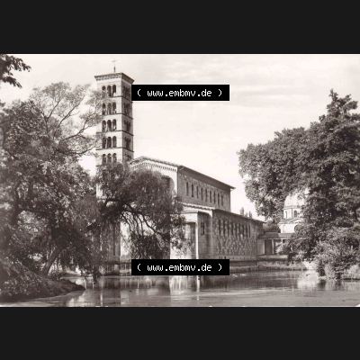 Ansichtskarte DDR Bezirk Potsdam, Unsortiert DDR Potsdam San Sanssouci Friedenskirche (1) Sammlung