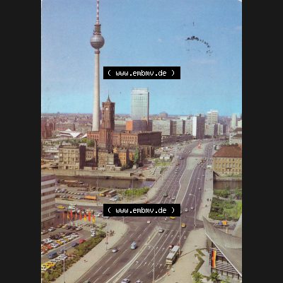 Ansichtskarte DDR Bezirk Berlin, Stadt Berlin-Mitte: Blick zum Stadtzentrum (1) Sammlung